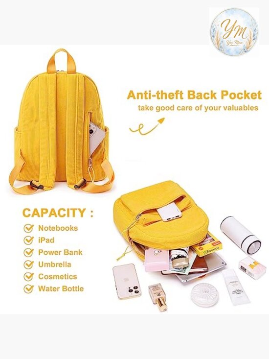 Mini Backpack Water-Resistant Small Backpack Purse Shoulder Bag for School main image 5